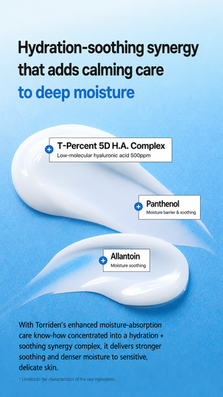 Torriden - Dive In Toner Hydrate & Soothe Cream 100ml