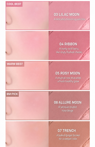 Hince - Half Moon Cheek - 9 Colors