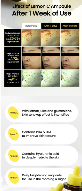 Beplain - Lemon C Glutathione Brightening Ampoule 30ml