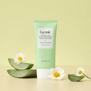 Farmic - Superful Vegi Green Water Essence Tone Up Sunscreen 50ml - Koreabe