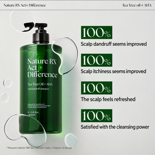 Kerasys - Nature RX Act Difference Tea Tree Oil AHA Shampoo 1000ml