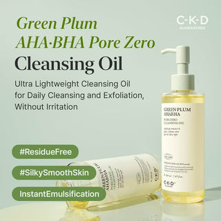 CKD - Green Plum AHA BHA Pore Zero Cleansing Oil 200ml