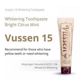 Vussen - 15 Teeth Whitening Paste Floral Mint 80g