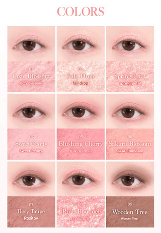 Dasique - Shadow Palette Pink Blossom Collection 7.2g - 2 Colors - Koreabe