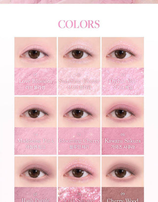 Dasique - Shadow Palette Pink Blossom Collection 7.2g - 2 Colors - Koreabe