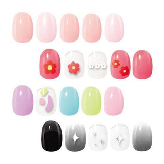 WakeMake - Gel Nail Sticker (EasyFit+) - 10 Types - Koreabe