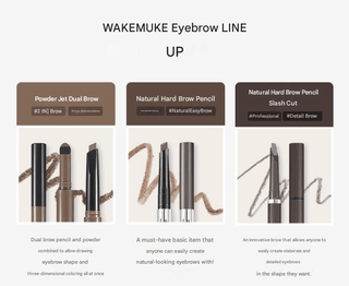 WakeMake - Powder Jet Dual Brow - 5 Colors - Koreabe