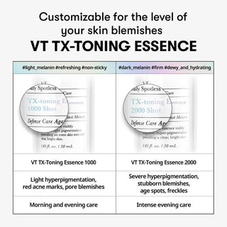 VT - TX Toning Essence 1000 Shot 30ml - Koreabe