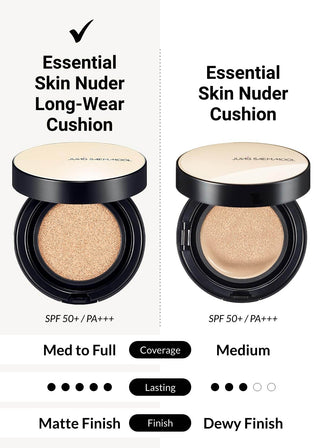 Jung Saem Mool - Essential Skin Nuder Cushion + Refill - 7 Colors - Koreabe