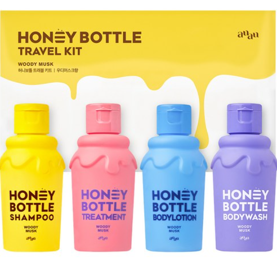 AuAu - Honey Bottle Travel Kit Set