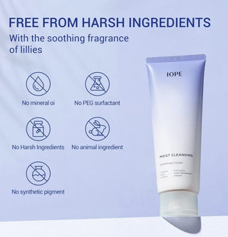 IOPE - Moist Foam Cleansing 180ml