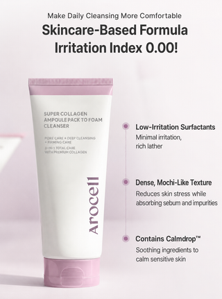 Arocell - Super Collagen Ampoule Pack to Foam Cleanser 120ml