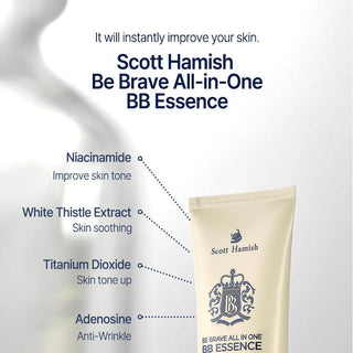 Scott Hamish - Be Brave All in One BB Essence SPF30 PA+++ 80ml - Koreabe
