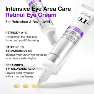 Anua - Retinol 0.1 Caffeine Revitalizing Eye Cream 30ml