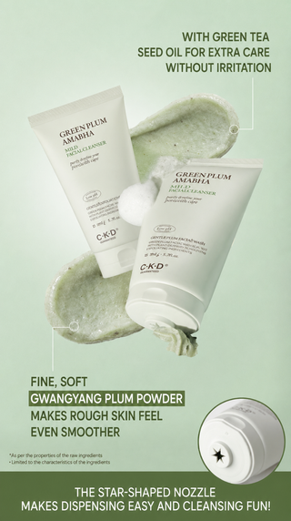 CKD - Green Plum AHA BHA Mask Cleanser 130ml