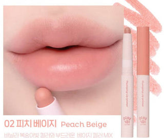 Play 101 by Etude Plumping Lip Primer - 2 Colors - Koreabe