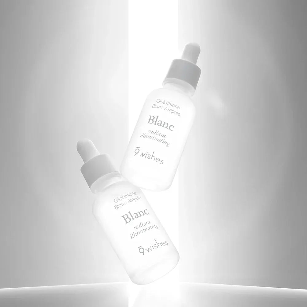 9wishes glutathione blanc ampoule Ampule 30ml (1.01oz) Redness Deep Hydration Lightweight yet nourishing texture delivers lasting moisture 9 WISHES: Miracle White Ampule
