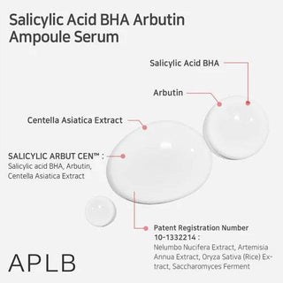 APLB - Salicylic Acid BHA Arbutin Ampoule Serum 40ml - Koreabe