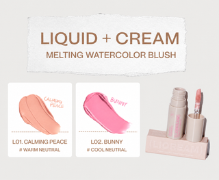 TOOQ - Water Cream Color Blusher - 10 Colors