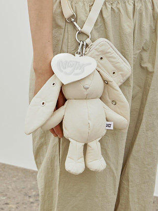 NJ - X Coller Rabbit Pouch White - Koreabe