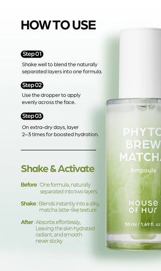 House of Hur - Phyto Brew Matcha Ampoule 50ml
