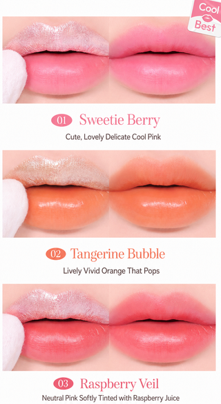 Milk Touch - Silver Veil Tissue Off Lip Tattoo - 6 Colors