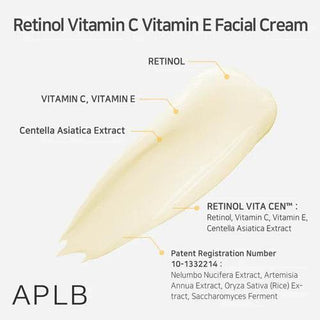 APLB - Retinol Vitamin C Vitamin E Facial Cream 55ml - Koreabe