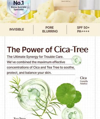 Tage - Cica Tree Invisible Sun Gel 50ml