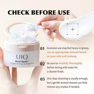 UIQ - Biome Barrier Collagen Firming Cleansing Balm 100ml - Koreabe