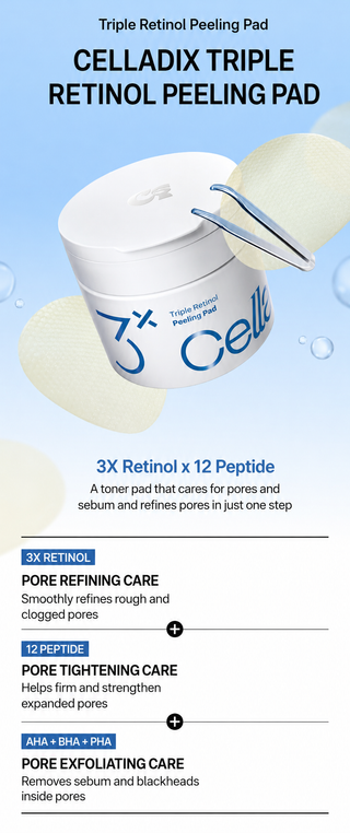 Celladix - Triple Retinol Peeling Pad 60ea