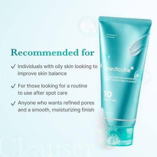 Medicube - Azelaic Acid Niacinamide Deep Clean Foam Cleanser 120ml