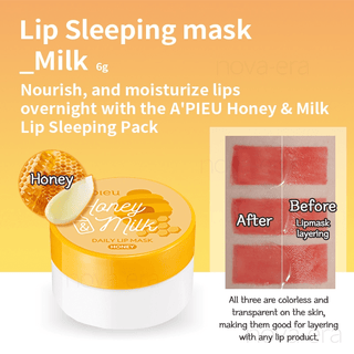 Apieu Honig Milch Lippenschlafpack 6.7g