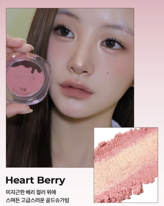 Achi - Sugarbeam Highlighter Heart Berry