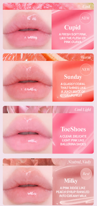 Lovefleur -  Juicy Glass Glow - 7 Colors