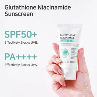 APLB - Glutathione Niacinamide Sunscreen SPF50+ PA++++ 40ml - Koreabe