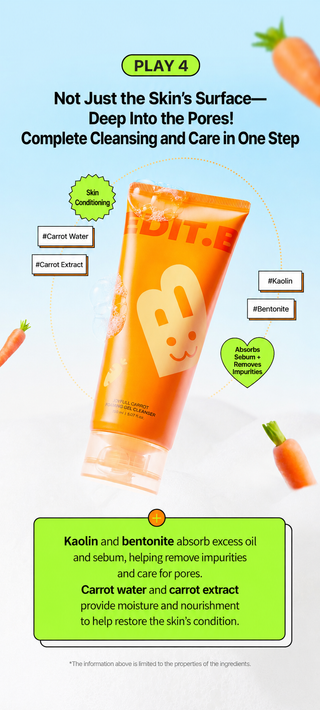 Edit B - Joyfull Carrot Foaming Gel Cleanser 150ml