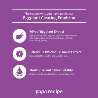 Papa Recipe - Eggplant Clearing Emulsion 150ml - Koreabe