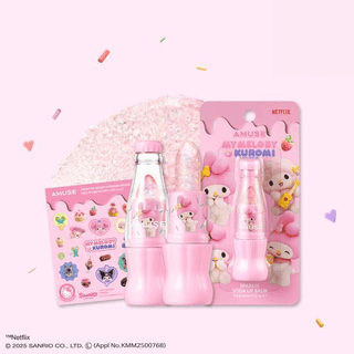 Amuse - Sparkly Soda Lip Balm (My Melody X Kuromi) - 2 types - Koreabe