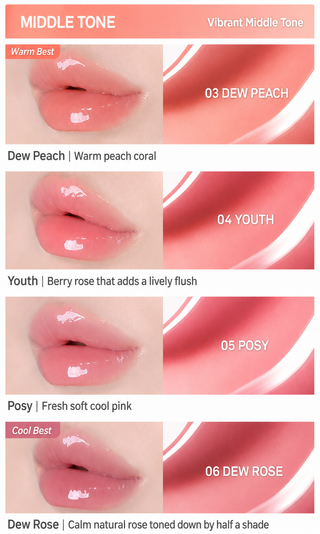 Hince - Mirror Dew Gloss - 10 Colors