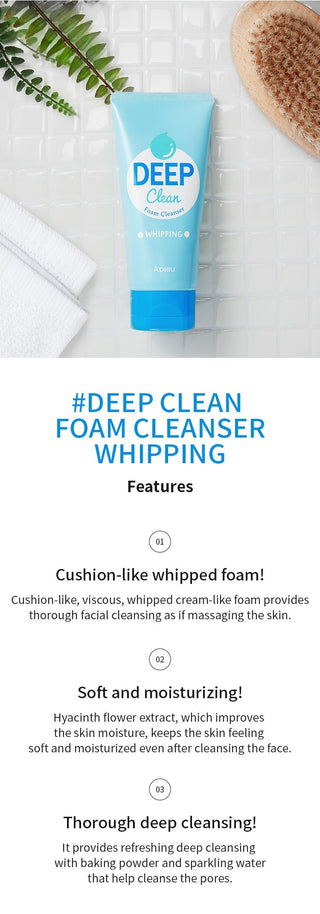 Apieu - Deep Clean Foam Cleanser Whipping 130ml