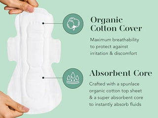 Rael - Organic Cotton Cover Pads 12 pcs