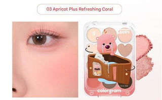 Colorgram X Loopy - Pin Point Eyeshadow Palette 2 Colors - Koreabe