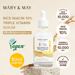 Mary&May - Rice Niacin 10% Triple Vitamin Serum 80ml