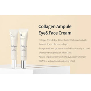 9wishes - Collagen Ampule Eye & Face Ampule Cream 40ml