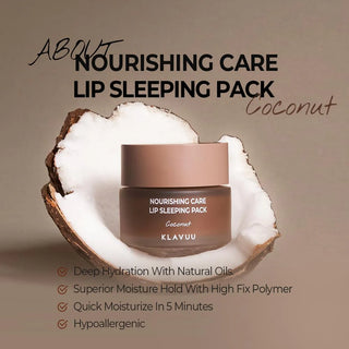 KLAVUU - Nourishing Care Lip Sleeping Pack Coconut 20g