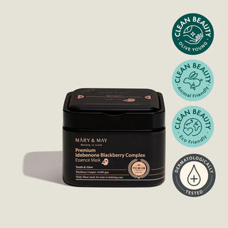 Mary & May - Premium Idebenone Blackberry Complex Mask 30ea
