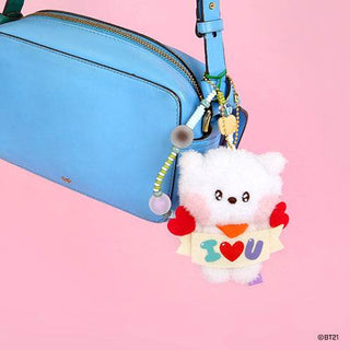 BT21 minini doll key ring [All Love / I LOVE YOU] - RJ - Koreabe