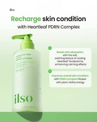 Ilso - Heartleaf PDRN Active Bubble Cleanser 200ml