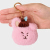 BT21 - COOKY Hoping Love Face Doll Keyring