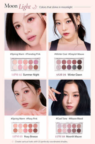 Lummir - Light On Eyes Shadow Palette - 7 Colors